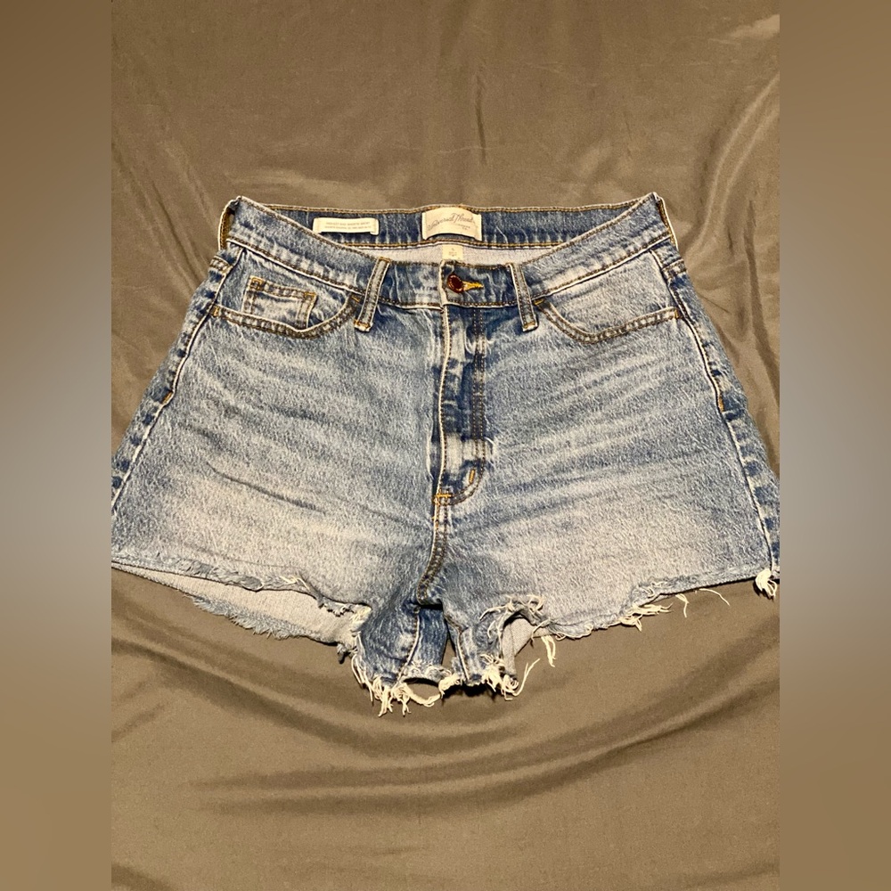 High Waisted Denim Shorts